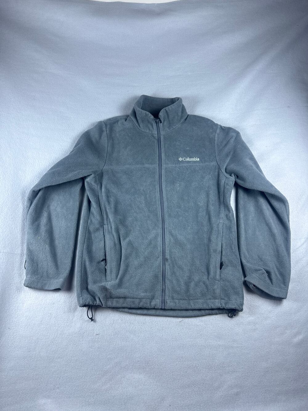 Columbia Interchange Fleece Jacket Womens S Gray Full Zip Winter Warm Sports